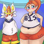 Cinderace and Her Trainer