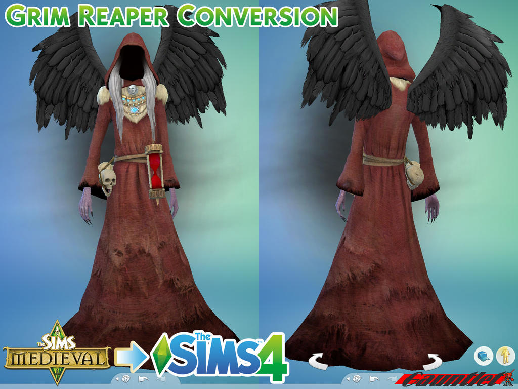 Sims Medieval To Sims4 Grim Reaper Conversion By Gauntlet101010 On