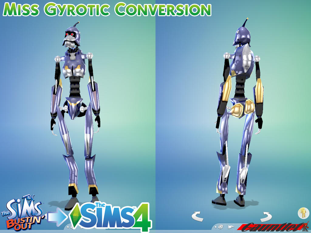Sims Bustin' Out to Sims4 Miss Gyrotic Conversion