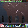 Sims4 Wall Mounted Death Scythe Conversion