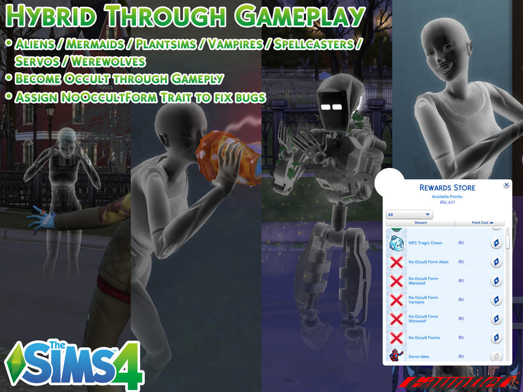 Mod The Sims - Vampire Cheats Simplified