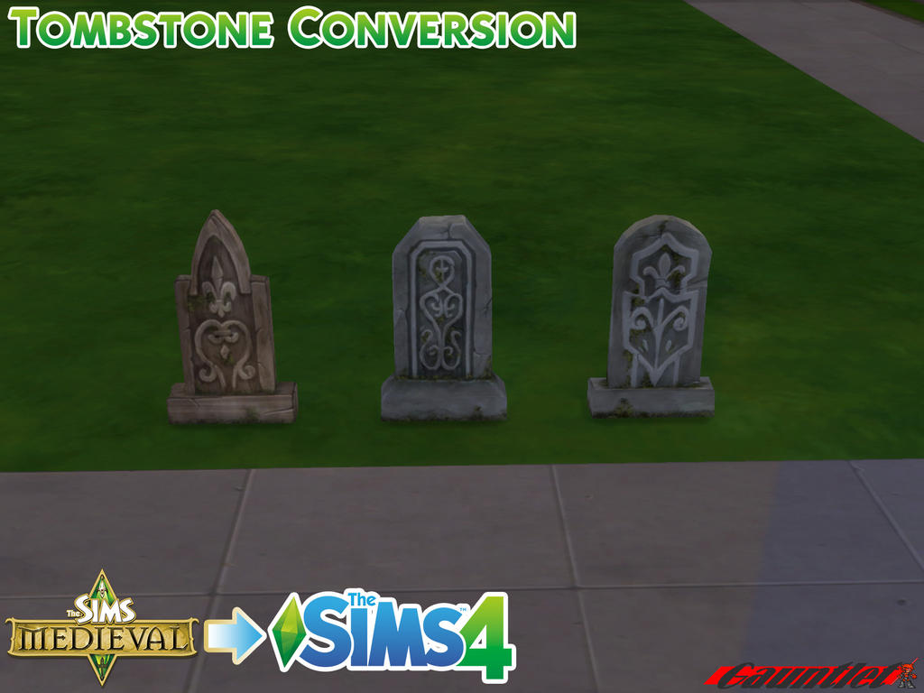 Sims Medieval to Sims4 Tombstone Conversion by Gauntlet101010 on DeviantArt