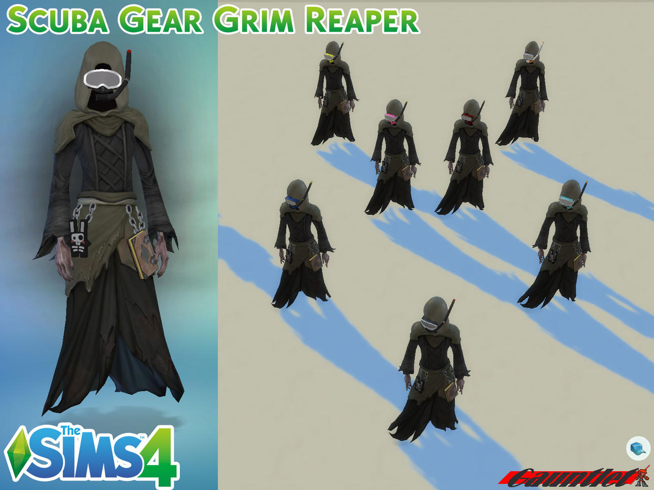 Sims4 Scuba Gear Grim Reaper by Gauntlet101010 on DeviantArt