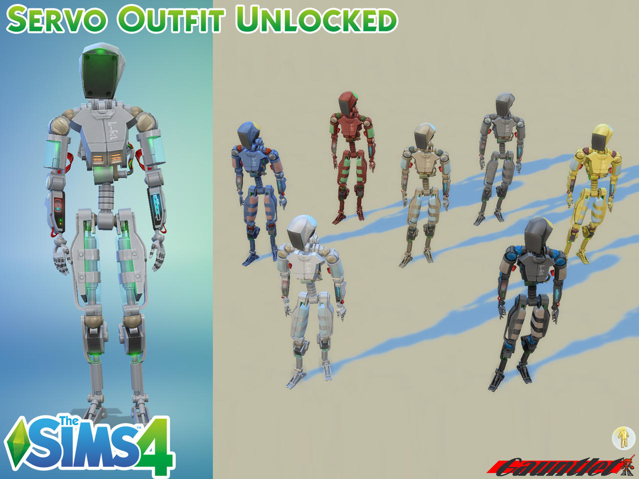 Sims4 Servo Outfit Unlocked