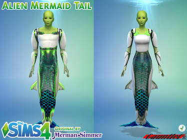 Sims4 Alien Mermaid Tail