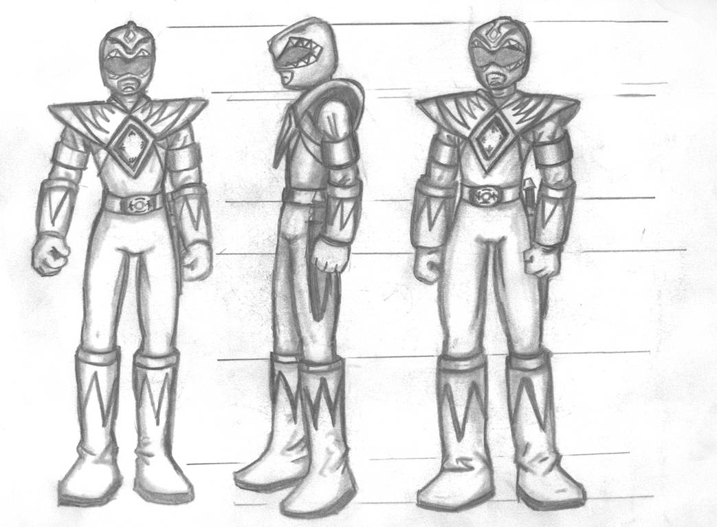 Green Ranger turnaround by Gauntlet101010 on DeviantArt