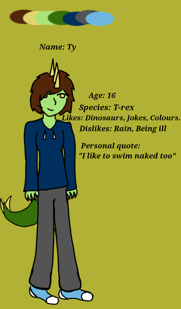 Ty reference sheet by lionpants99 on DeviantArt