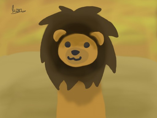 Lion (omg Lili, do you ever draw anything else?)