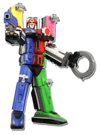 Power Rangers Shinkansen Police Megazord by YayPowerRangers on DeviantArt
