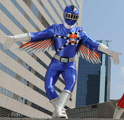 Power Rangers Shinkansen eagle mode blue by YayPowerRangers on DeviantArt