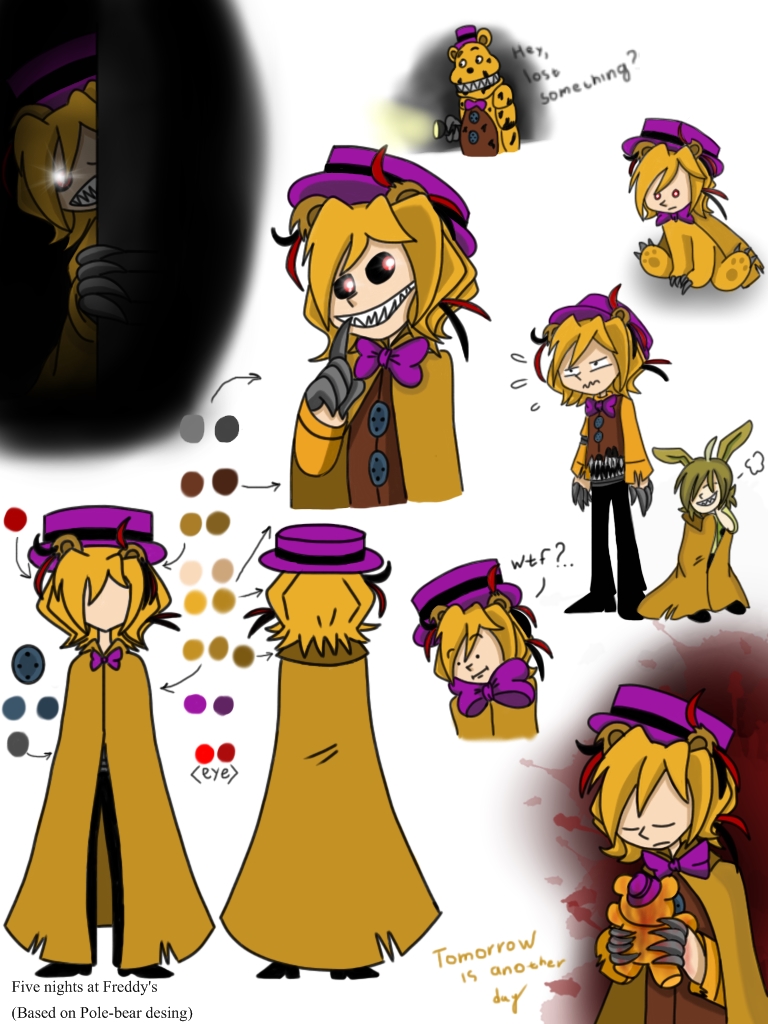 FNAF 4 - Fredbear Encounter by LadyFiszi on DeviantArt