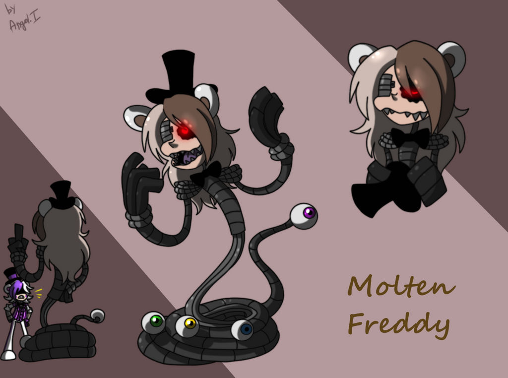 Molten Freddy reference by Onehellbunny on DeviantArt