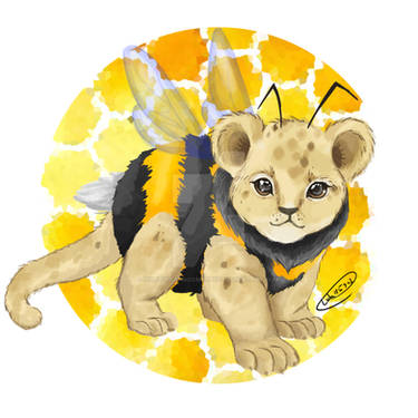Gifted Lion Bee! by Dragonfirejump on DeviantArt