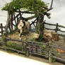 Whimsical Schleich horse paddock