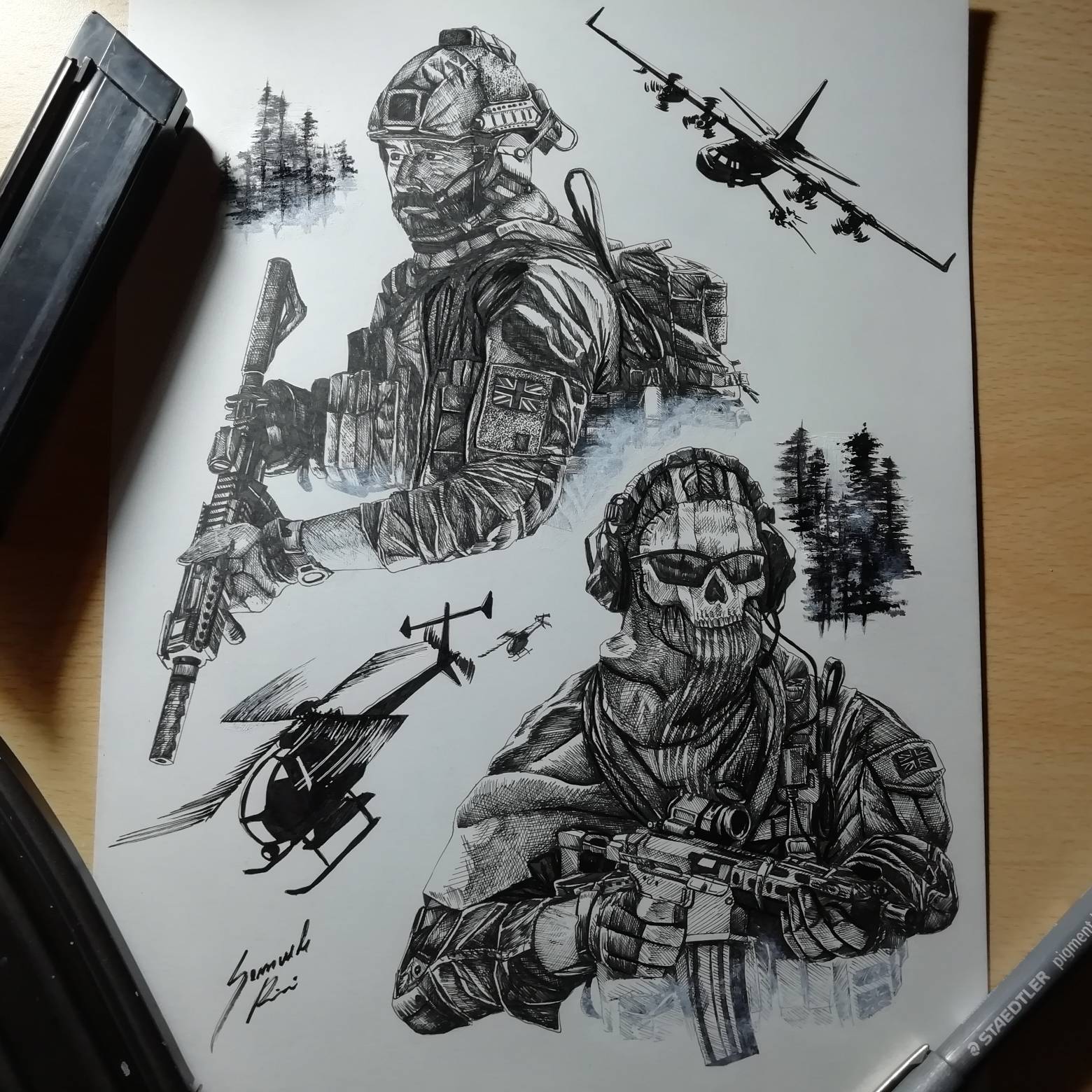 Call Of Duty Modern Warfare 2 Drawings
