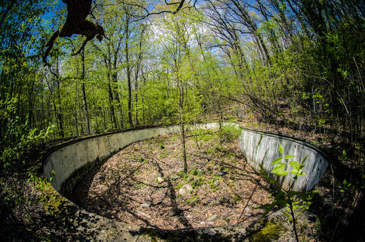 abandoned pool