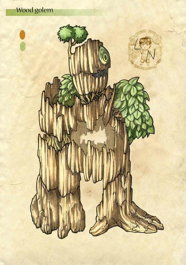 Tree Golem Wood Golem by The8Mice on DeviantArt