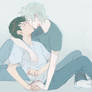 Shinji and Kaworu