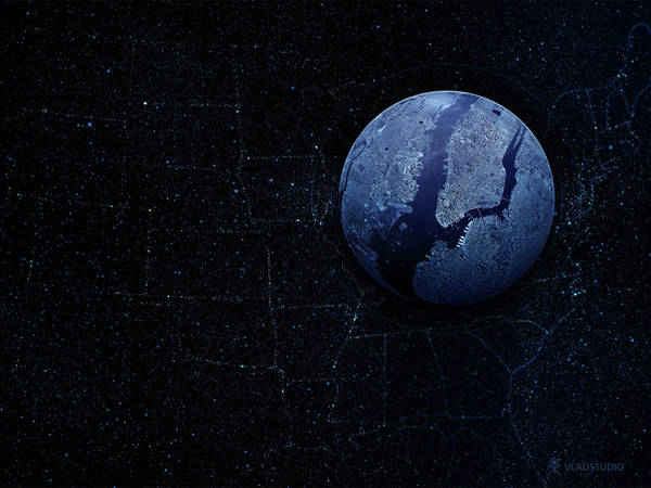 Planet - New York by vladstudio