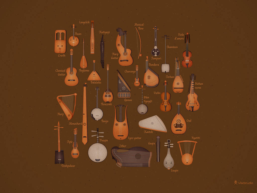 String Musical Instruments by vladstudio on DeviantArt