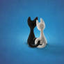 Black Cat White Cat Color 1
