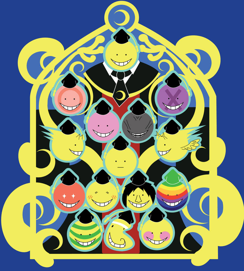 Assassination Classroom-The Faces of KoroSensei