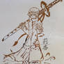 Gold Trafalgar Law Decal Sticker