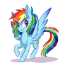 Pony6 - Rainbow Dash