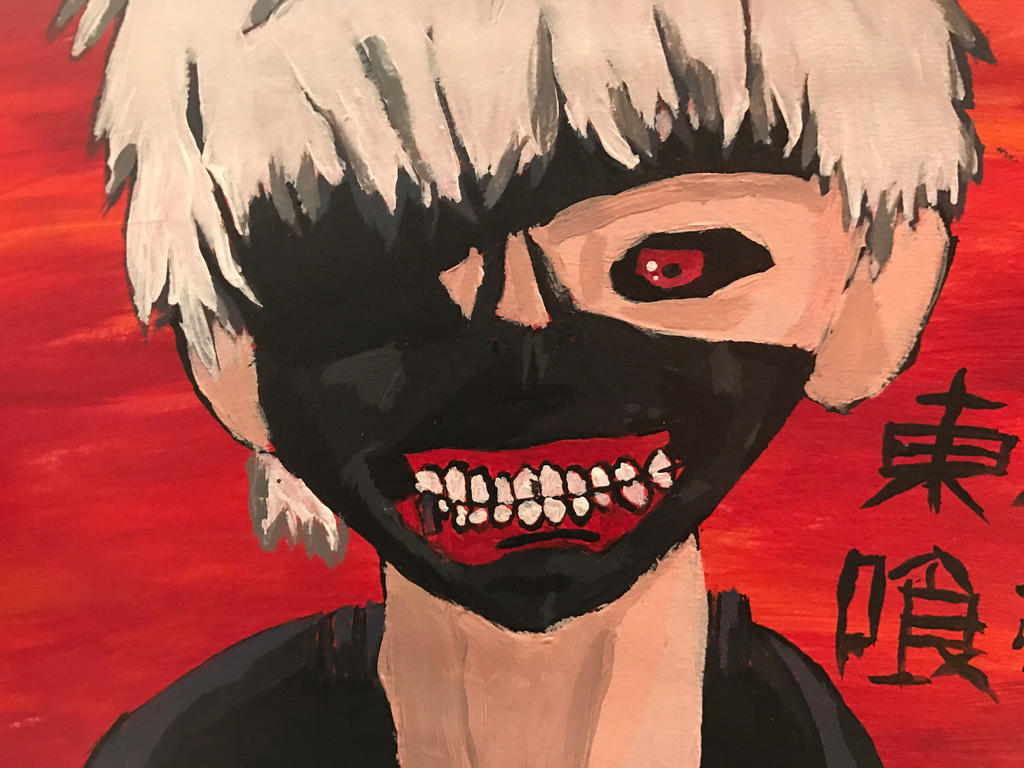 Kaneki Ken Acrylic Painting By Heyitszu On Deviantart Kaneki Ken Acrylic Painting By Heyitszu On Deviantart