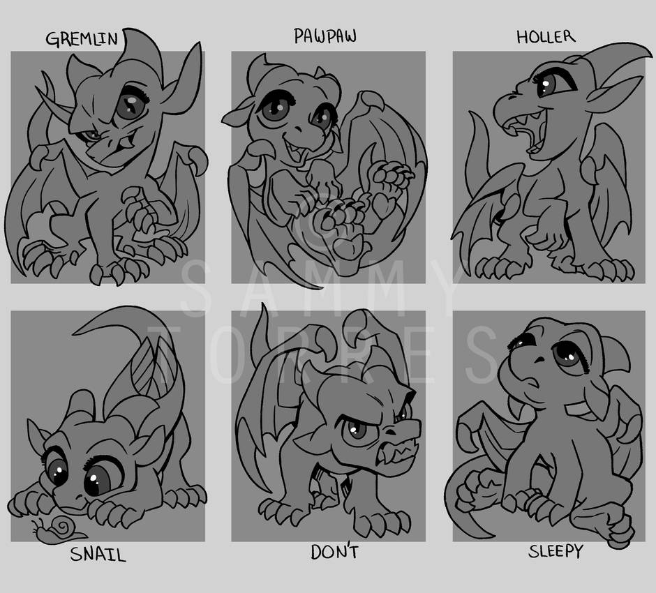 Chibi Bases by SammyTorres on DeviantArt