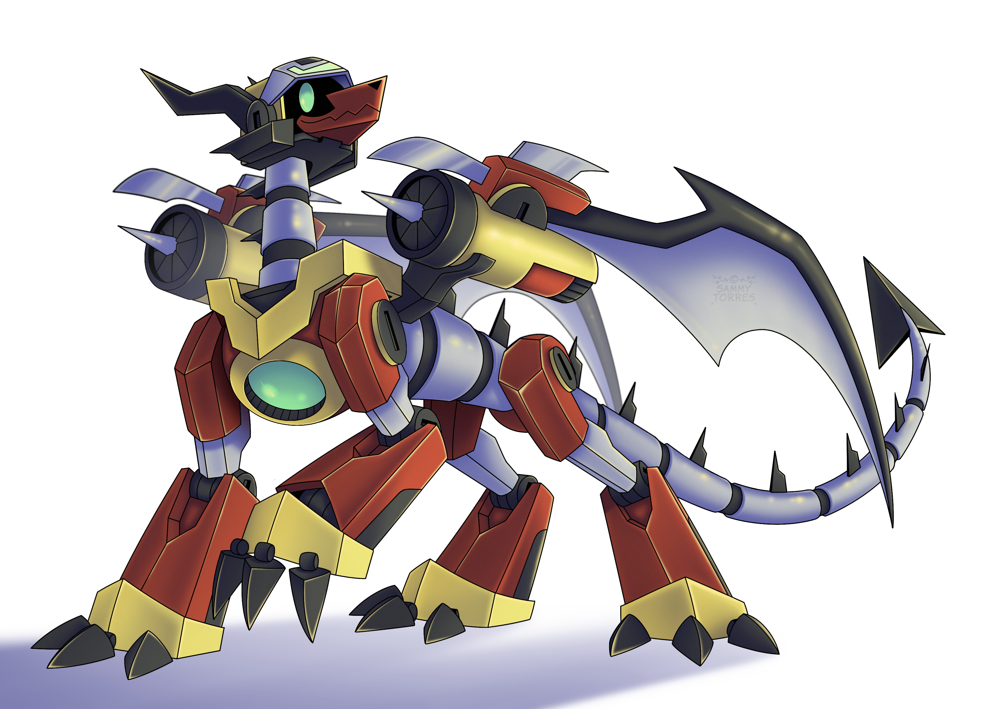 Lazer Raptor Deviantart Laser by SammyTorres on DeviantArt