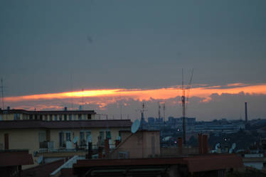 tramonto su casa di arianna