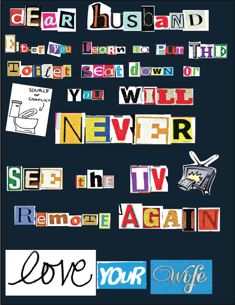 Nature Ransom Note Ransom Note Project by Rose-of-Bohemia on DeviantArt