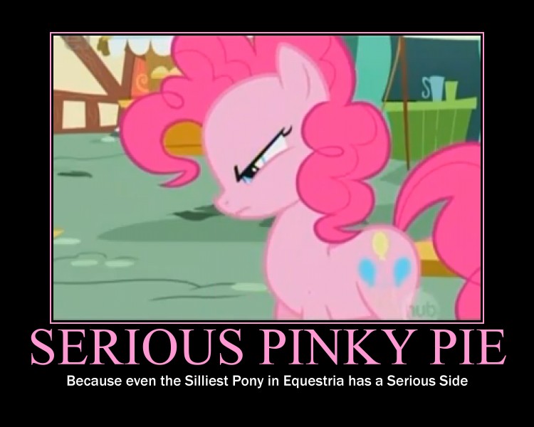 Serious Pinky Pie