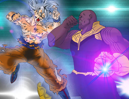  Ultra Instinto Goku vs Thanos by FlorezPhoto on DeviantArt
