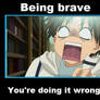 Teito be brave