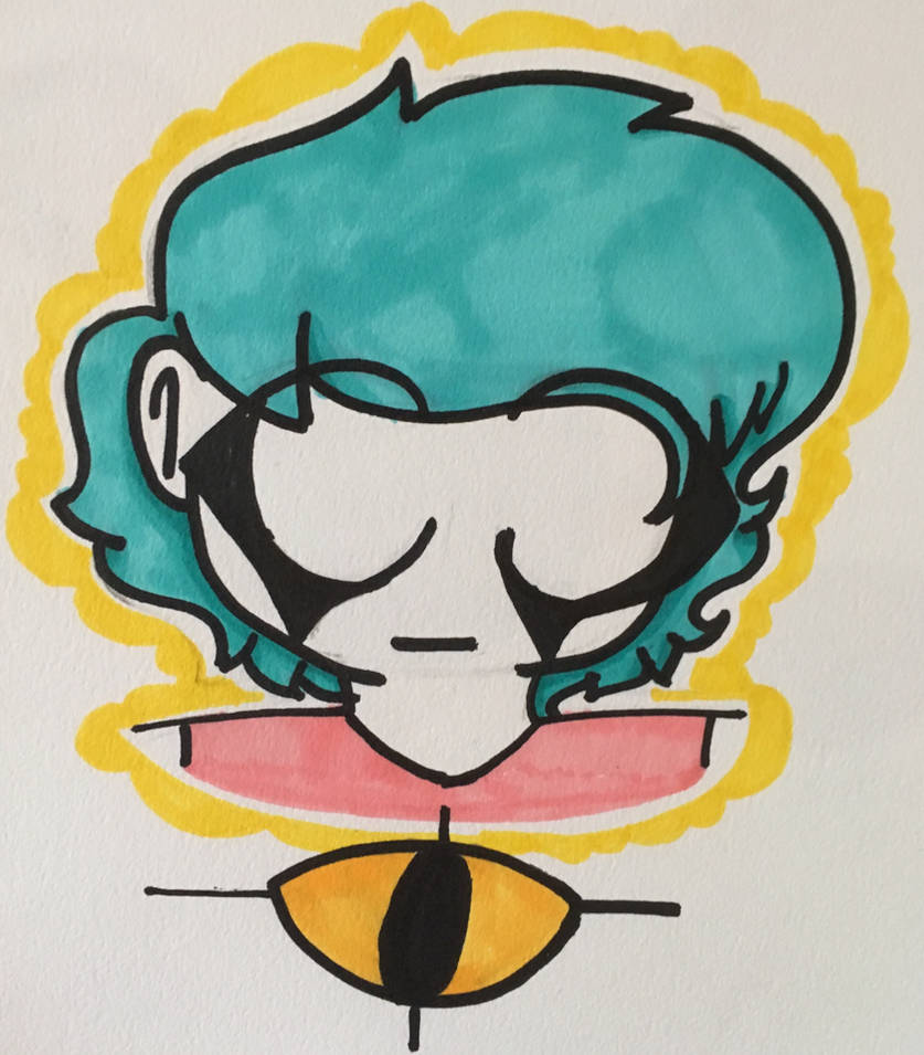 Blue Haired Yellow Eyed Girl by HelenM16 on DeviantArt Blue Haired Yellow Eyed Girl by HelenM16 on DeviantArt