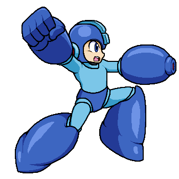Rivals of Aether portrait Mega Man by Dorkyguy on DeviantArt