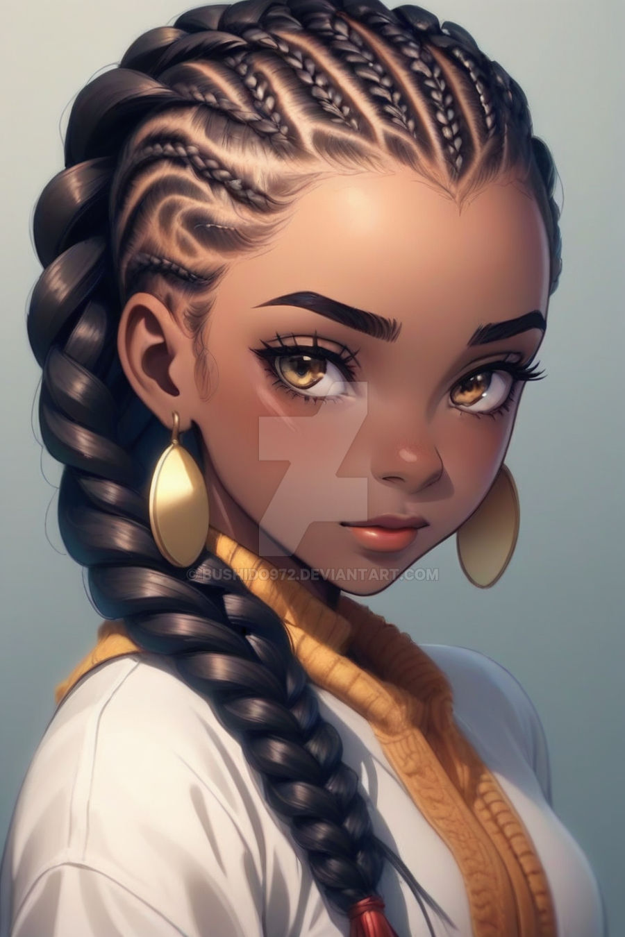 Anime African Girl By Bushido972 On DeviantArt anime-african-girl-by-bushido972-on-deviantart