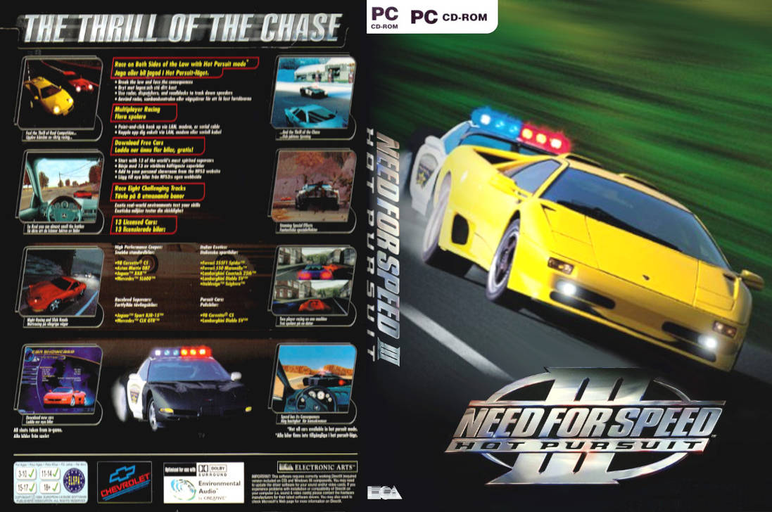 Need for Speed Hot Pursuit 2 PC Playstation 1 PS1 Game Promo Ad Art Print  Poster