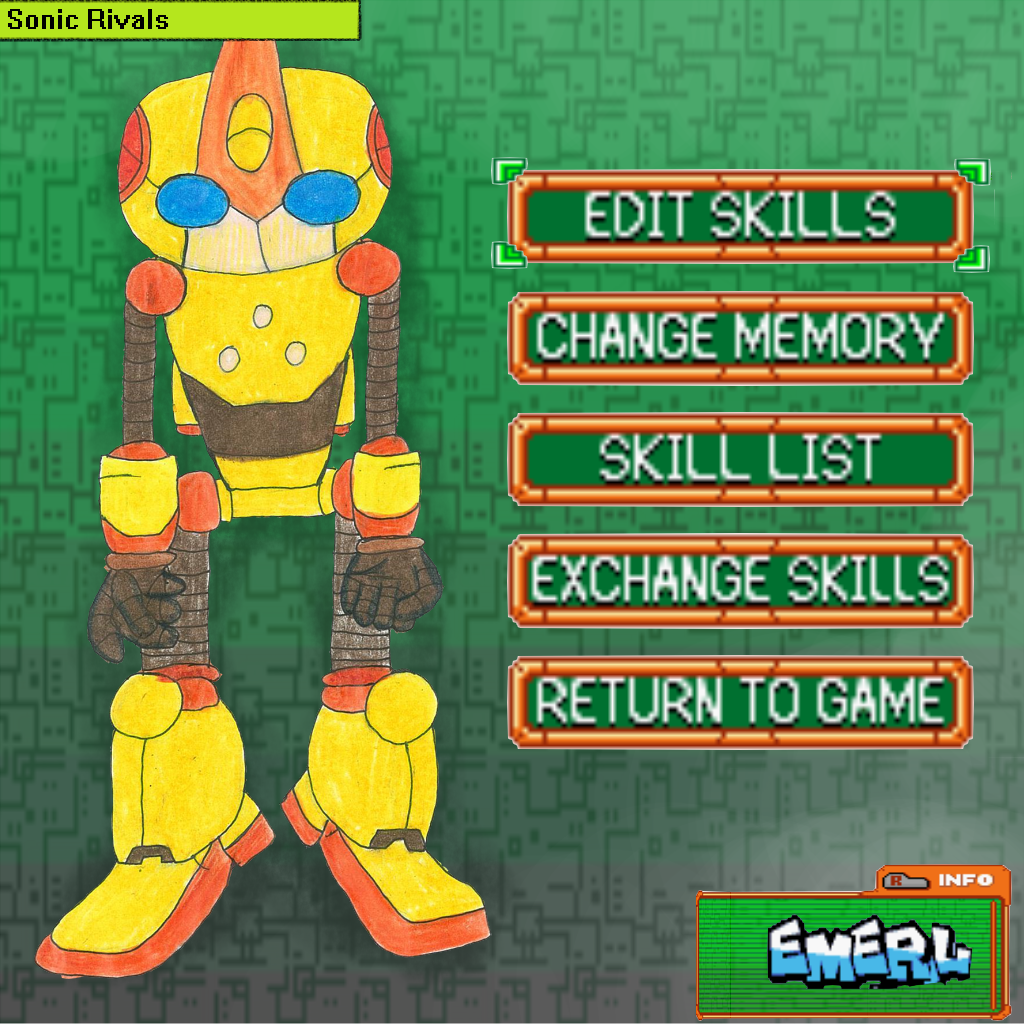 Sonic Rivals- Emerl the Gizoid