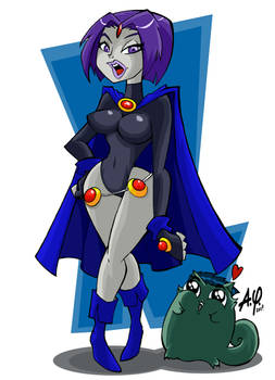 Raven and Beast boy