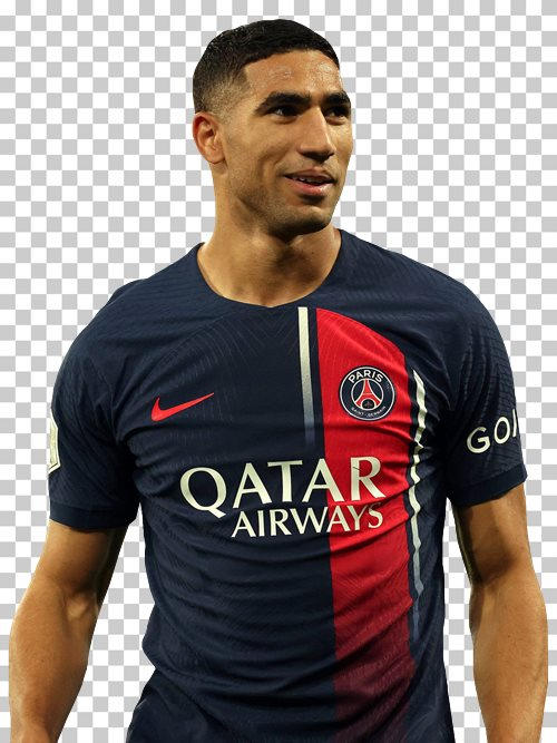 Photo : Achraf Hakimi (Paris Saint Germain) - Match de Ligue 1 Uber Photo : Achraf Hakimi (Paris Saint Germain) - Match de Ligue 1 Uber