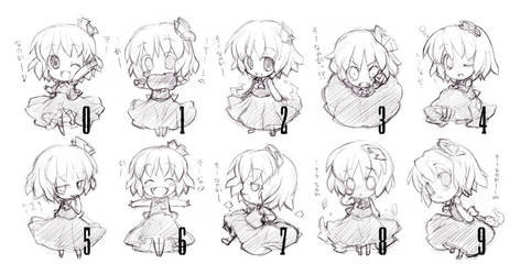 10 Chibi Expressions