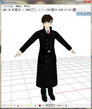 MMD Newcomer Okumura Yukio WIP 1