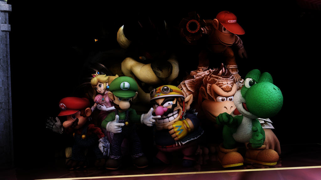 Super Smash Brothers Brawl: Mario Characters by VGDCMario on DeviantArt