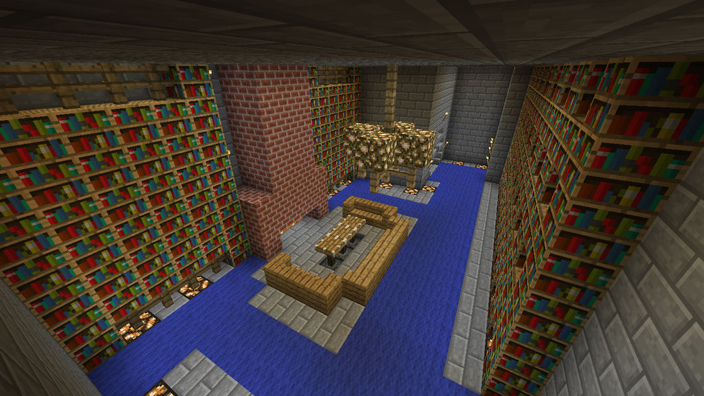 Castle Library by KenDragoon25 on DeviantArt