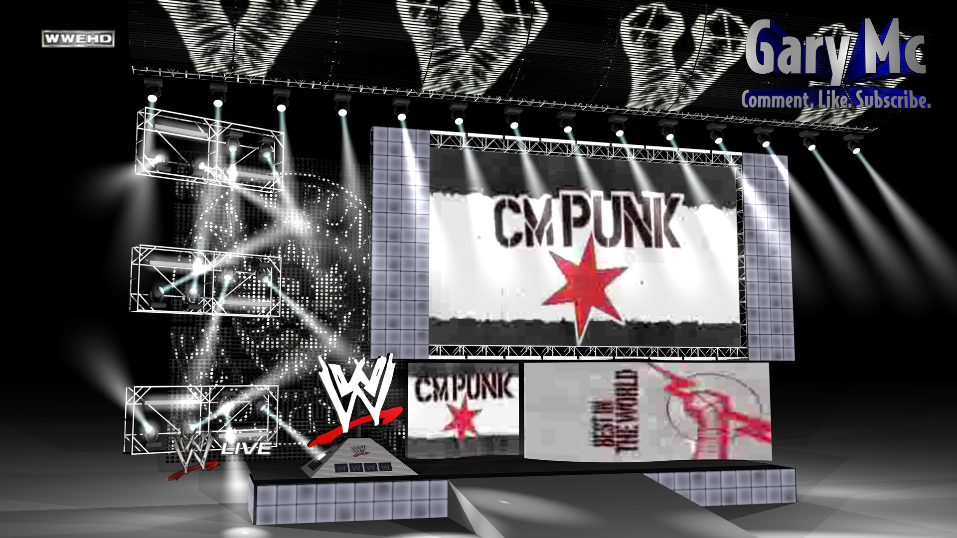 CM Punk 2022 w/ Entrance Graphics Pack & Theme