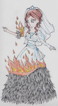 Katniss Everdeen Wedding Dress