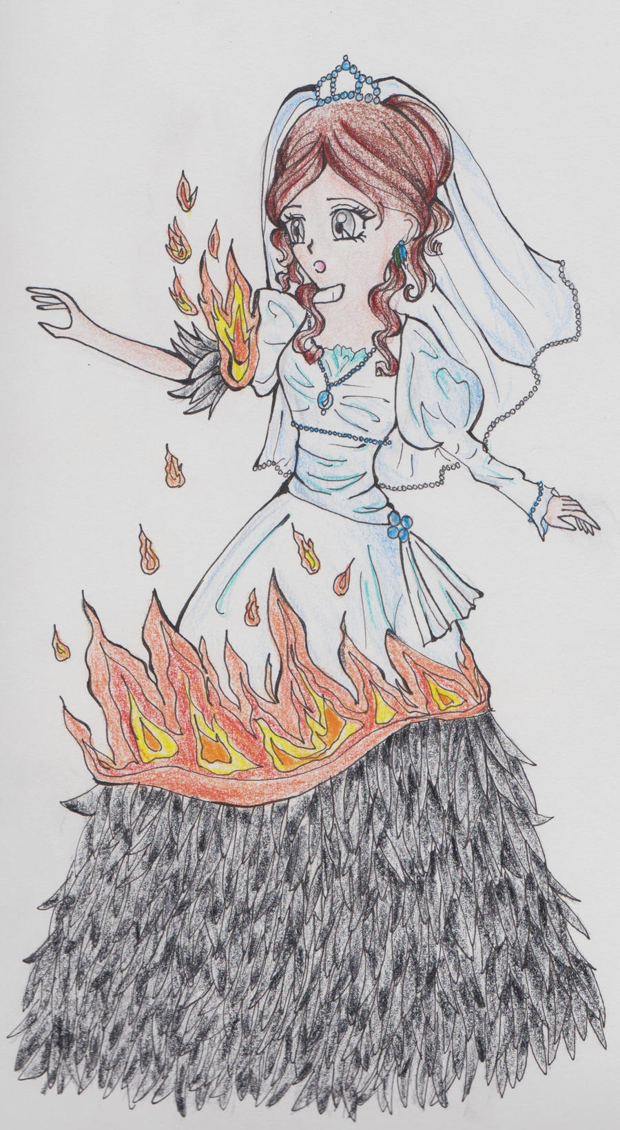 Katniss Everdeen Wedding Dress by azelmajondrette on DeviantArt Katniss Everdeen Wedding Dress by azelmajondrette on DeviantArt